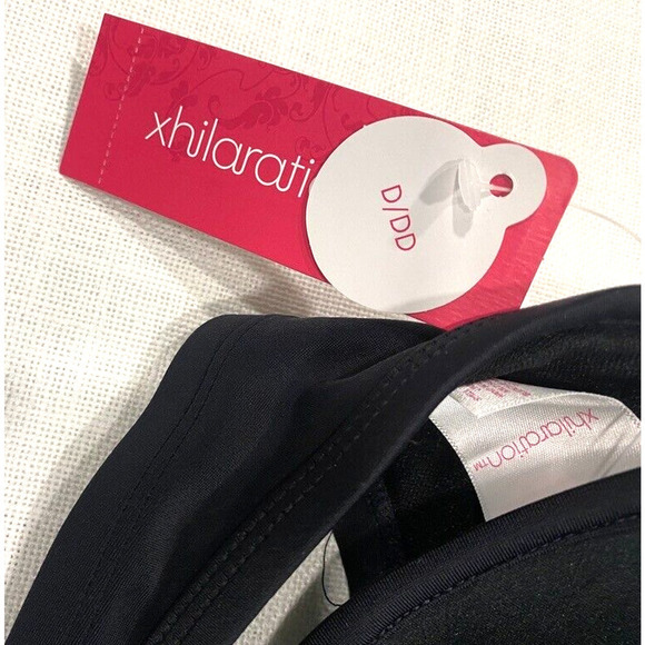 Xhilaration Women's Black Bikini Top, Size D/DD - Picture 3 of 5